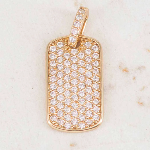 Dije placa full circones