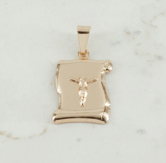 Dije placa jesucristo