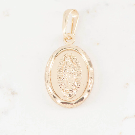 Medalla maciza guadalupe