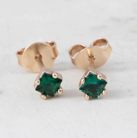 Topo esmeralda rombo